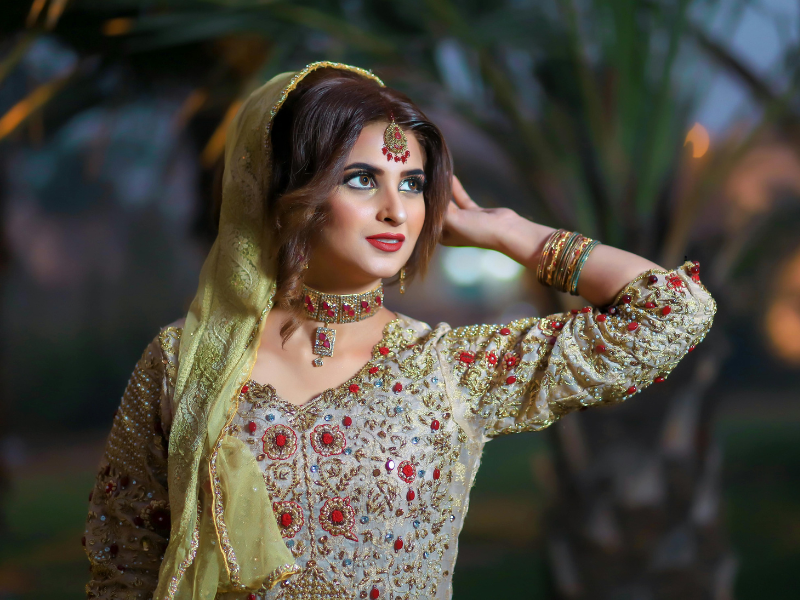 Anarkali dress with dupatta